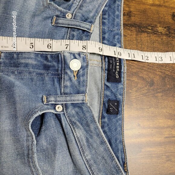 Lucky Brand Jeans 4 Lolita Skinny Crop Low Rise Medium Light Wash Stretch Denim - Picture 9 of 12